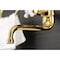 Kingston Brass KS615PB Two-Handle Wall Mount Bathroom Faucet, Polished Brass KS615PB - alternate 4